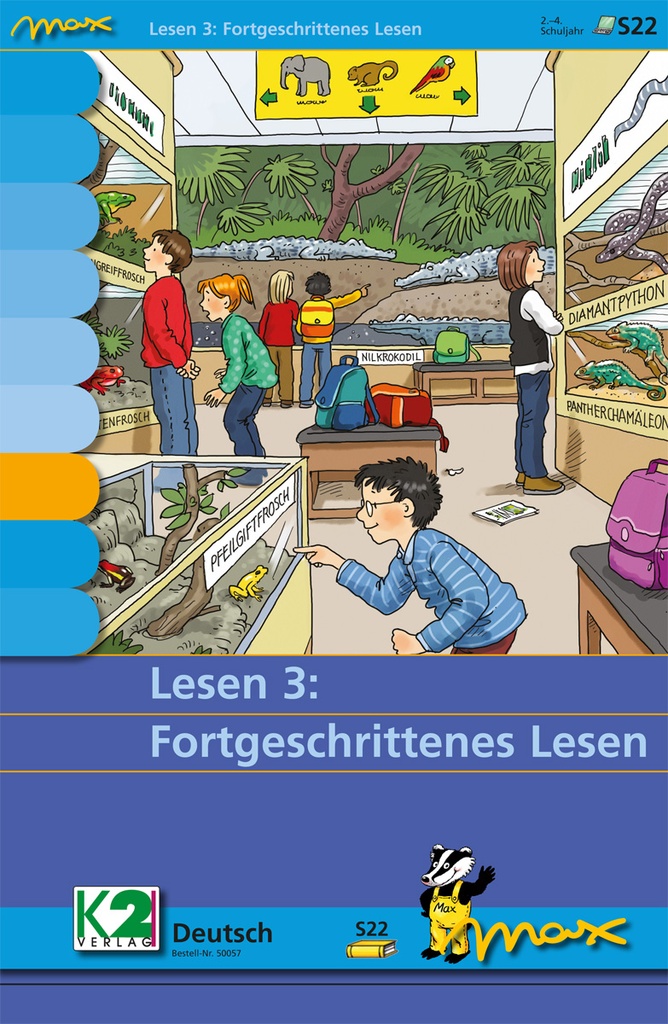 Max Lernkarten Lesen 3: Fortgeschrittenes Lesen