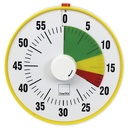 TimeTEX Zeitdauer Ampel-Uhr für Gruppen 19 cm ø mit Ampelscheibe + Pausentaste*