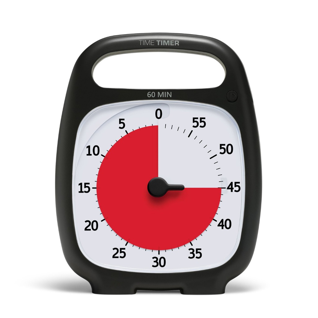 TimeTimer® PLUS schwarz 14 x 18 cm