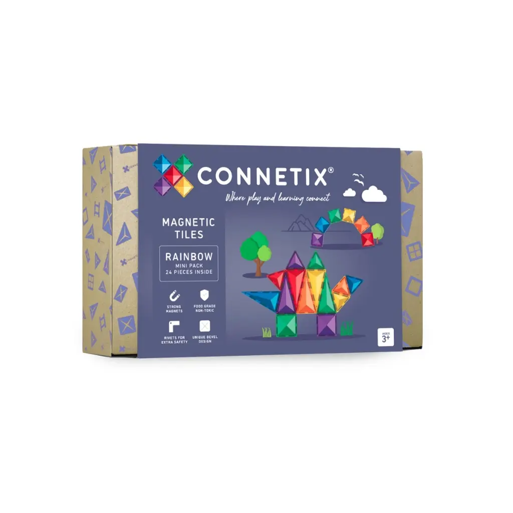 Connetix Magnetbausteine Rainbow Mini Pack - 24 Teile