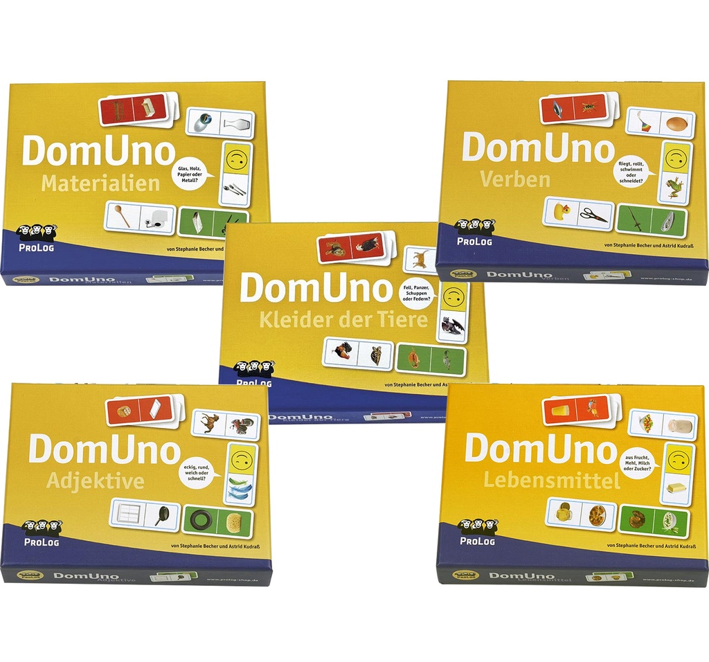 DomUno: 5er-Paket zum Wortschatz