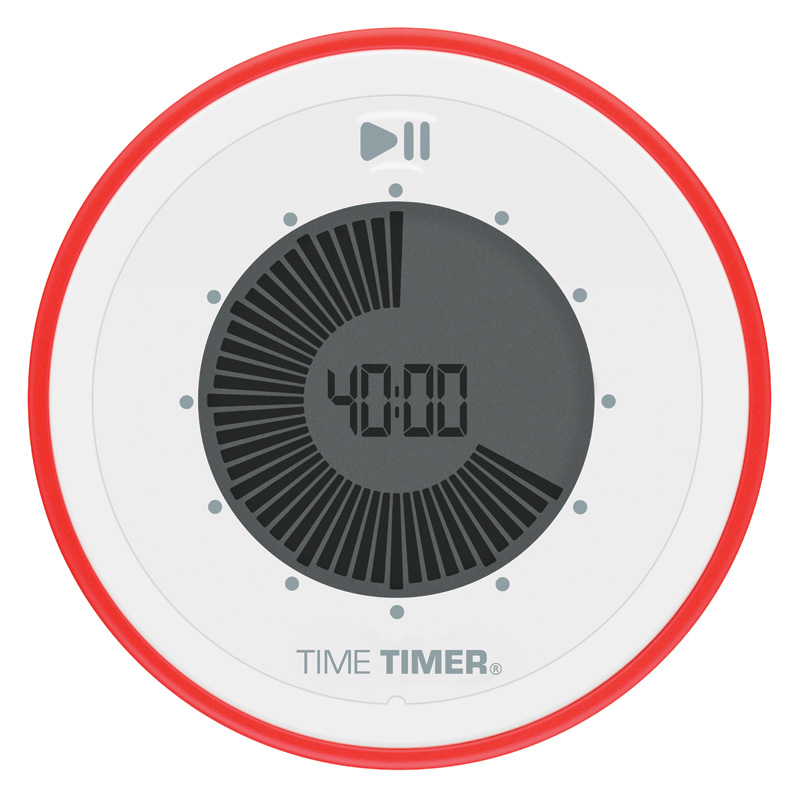 TimeTimer Zeitmesser TWIST red