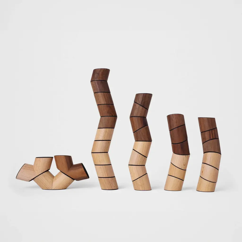 Loggos Buche Nuss L - verrückte Holz-Bausteine für klein und groß