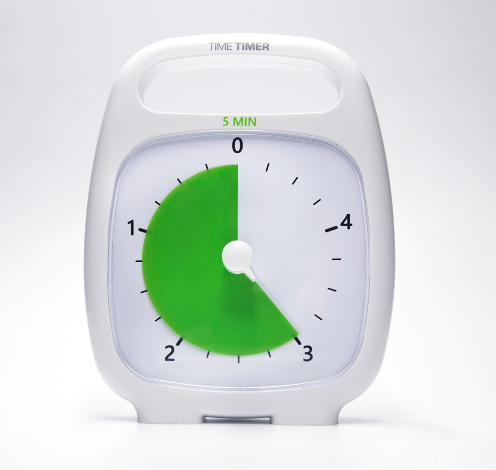 TimeTimer® PLUS weiss 5 Minuten