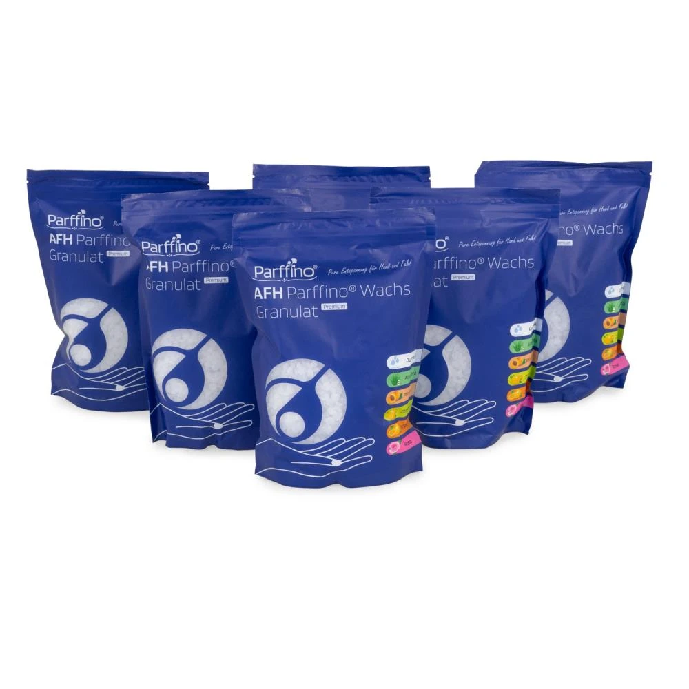 Parffino® Wachs Granulat/Pastillen, 6 x 454 g, Niedertemperaturwachs