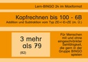 Lern-BINGO 6B Addition Subtraktion ( ZE+/-E=ZE m.Ü) bis 100 PDF